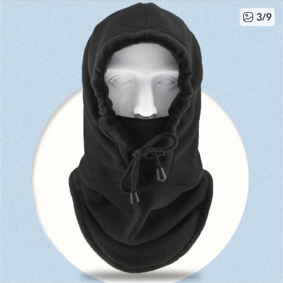 Unisex Fleece Balaclava Ski Mask Hat Scarf Face Mask Boutique - Picture 2 of 7